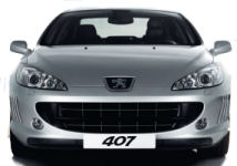 Dcouvrez le design extrieur novateur de la Peugeot 407 Coup, qui emprunte fortement  l'univers Ferrari (cf les petites ouies d'aration sur le bouclier avant).